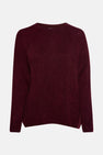 Pull met ronde hals - Bordeaux