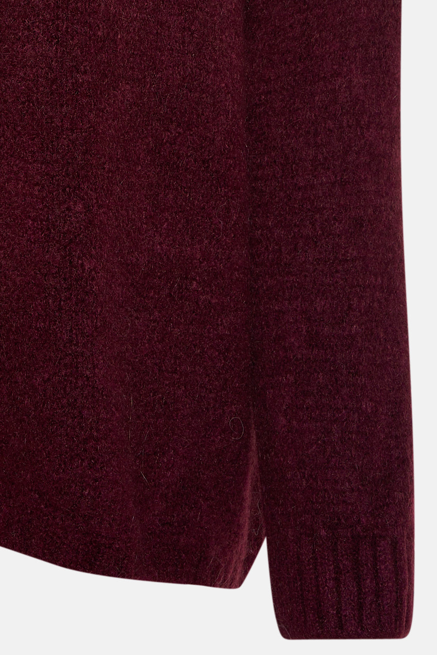 Pull met ronde hals - Bordeaux - Terra di Siena