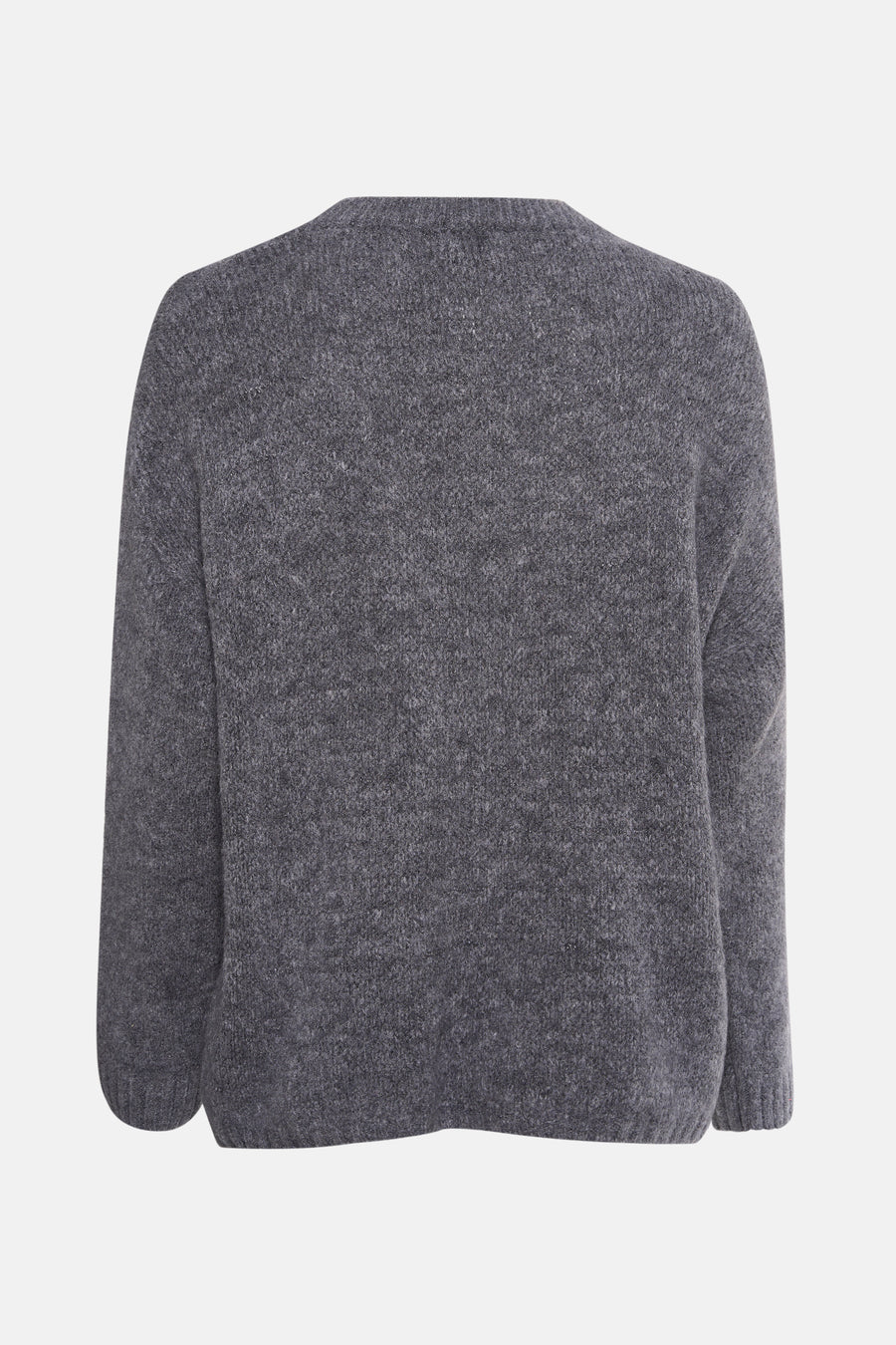 Pull met ronde hals - grijs - Terra di Siena