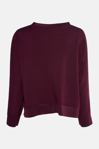 Kleedje met lange mouwen - Bordeaux - Terra di Siena