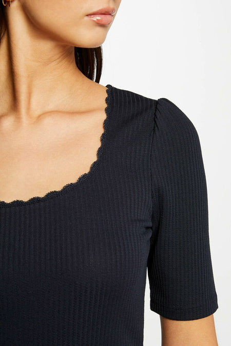 Top (korte mouwen) Blauw - Morgan De Toi