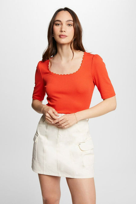 T-shirt met korte mouwen - oranje