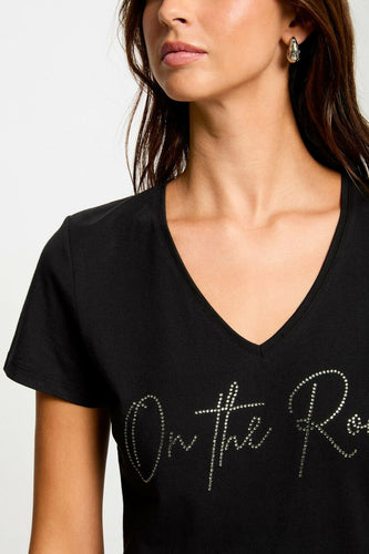 T-shirt à manches courtes - noir - Morgan De Toi