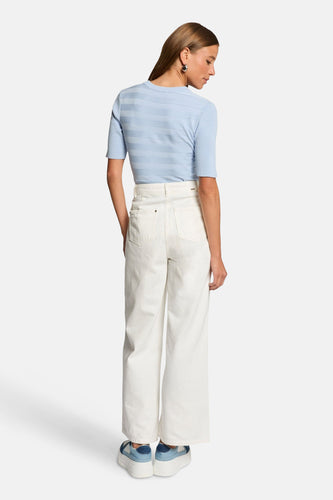 Pull met ronde hals - blauw - Morgan De Toi