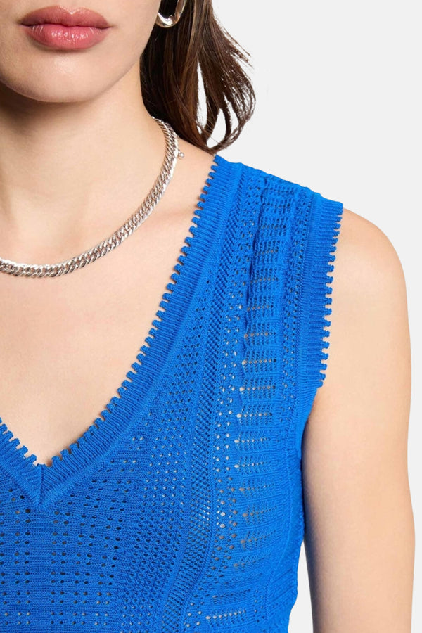 Top (zonder mouwen) Blauw - Morgan De Toi