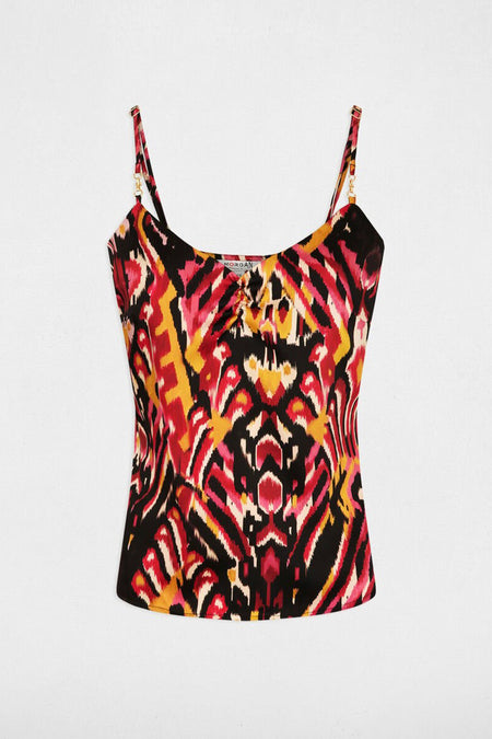 Blouse (zonder mouwen) Oranje - Morgan De Toi