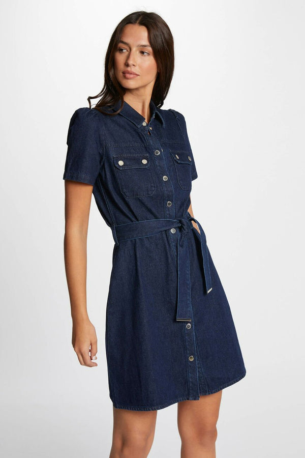 Kleedjes (korte mouwen) Denim - Morgan De Toi