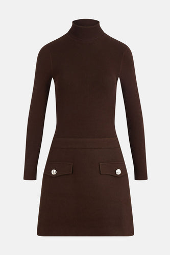 Robe à manches longues - brun - Morgan De Toi