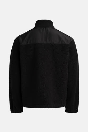 Fleece noir de REDEFINED REBEL, avec un tissu lisse sur le dos et la en.