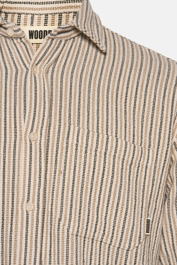 Hemd (lange mouwen) Beige - WOODBIRD