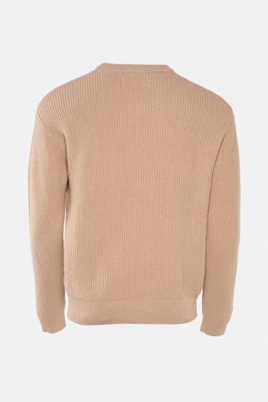 Trui met ronde hals Beige - WOODBIRD