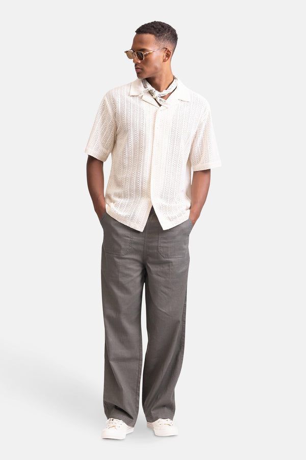 Chemise (manches courtes) Écru - REDEFINED REBEL