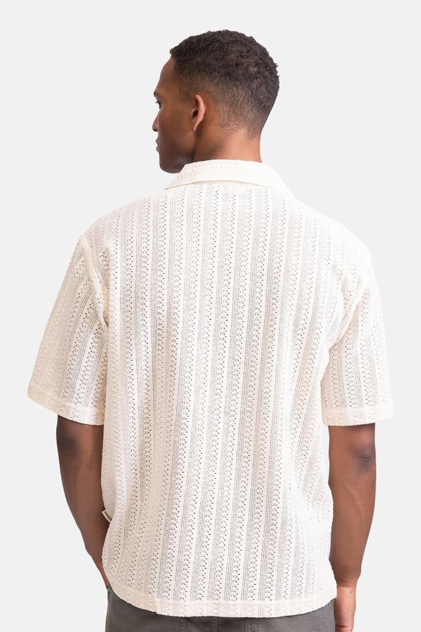 Chemise (manches courtes) Écru - REDEFINED REBEL