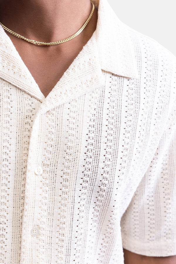 Chemise (manches courtes) Écru - REDEFINED REBEL