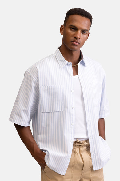 Chemise (manches courtes) Bleu - REDEFINED REBEL