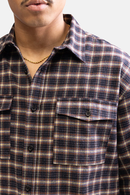 Chemise (manches courtes) Brun - REDEFINED REBEL