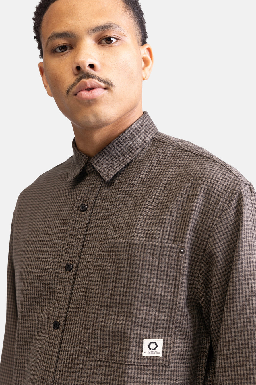 Hemd met lange mouwen - bruin - REDEFINED REBEL