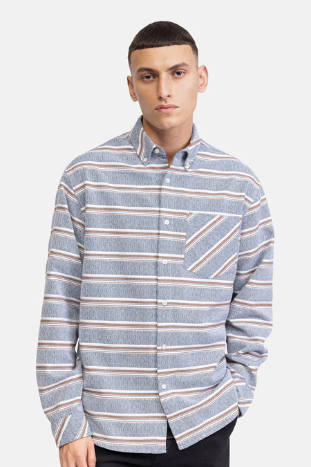 Hemd met lange mouwen - blauw