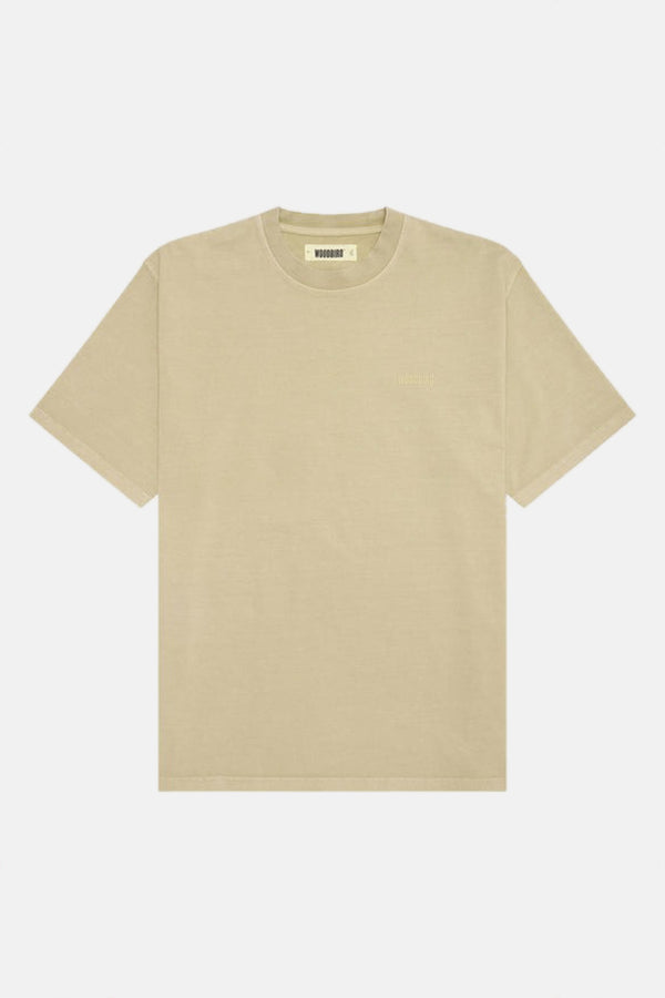 T-shirt (korte mouwen) Beige - WOODBIRD