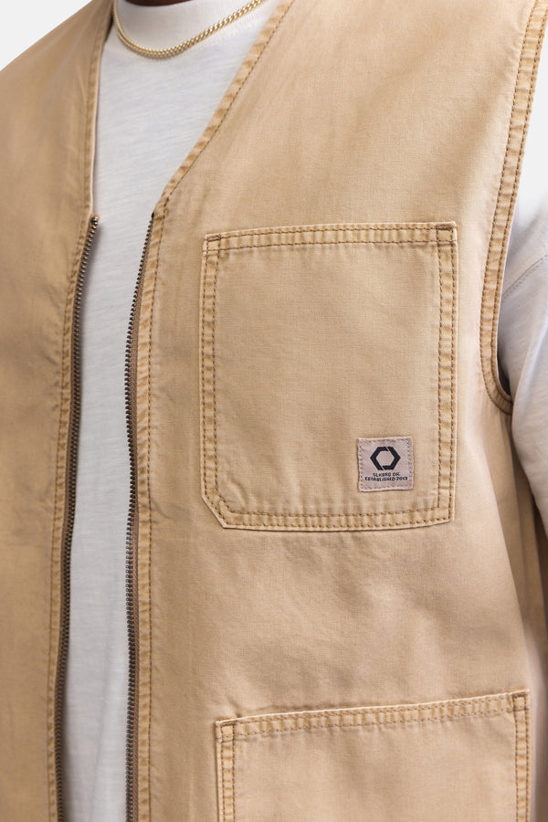 Veste sans manches Beige - REDEFINED REBEL