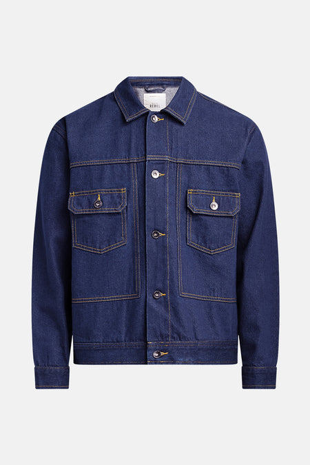 Jeansjas Dark blue denim - REDEFINED REBEL