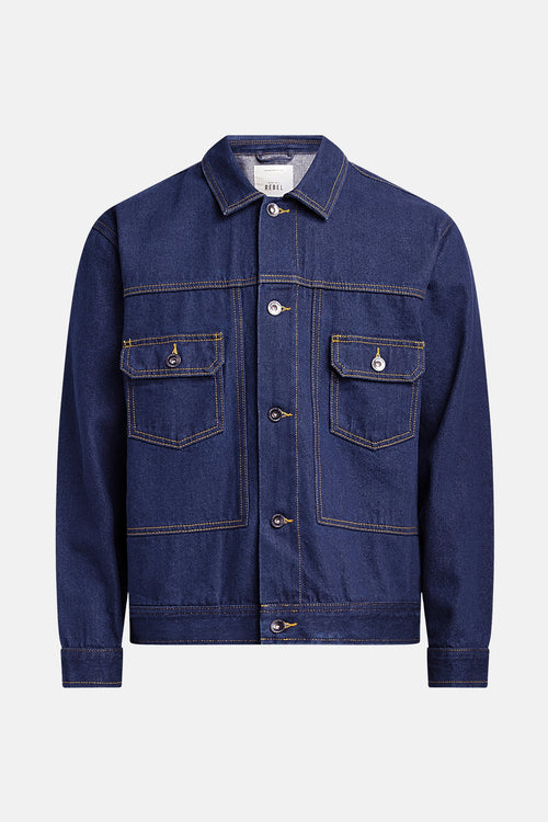 Jeansjas - dark blue denim