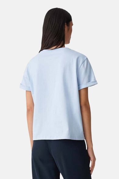 Top uni manche courte Bleu - OPUS