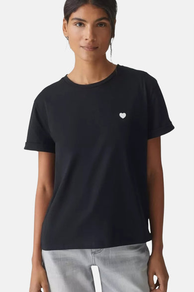 T-shirt met korte mouwen - zwart