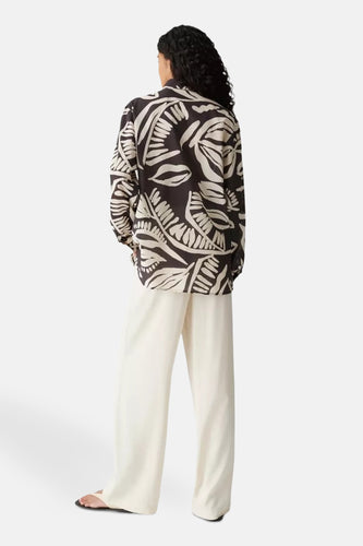 Hemd met lange mouwen - bruin - OPUS