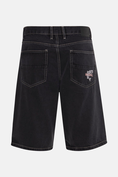 Jeansshort Dark grey denim - REDEFINED REBEL