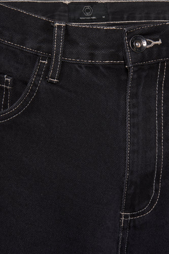 Short - dark grey denim