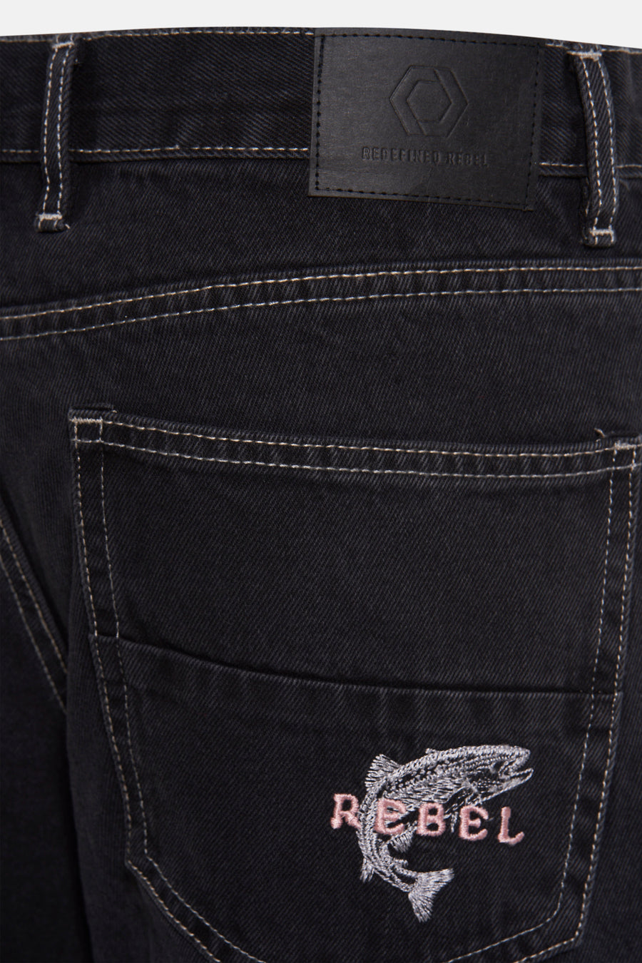 Short - dark grey denim