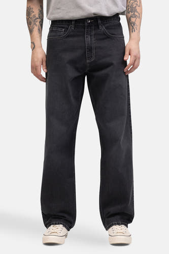 Wijde donkergrijze denim jeans van REDEFINED REBEL, met lichte stiksels en nonchalante pasvorm.