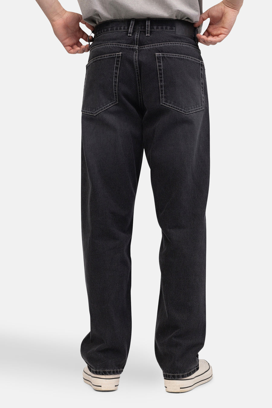 Jeans wide dark grey denim - REDEFINED REBEL