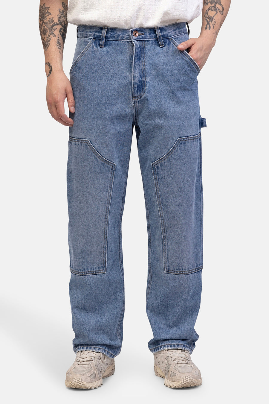 Jeans wide light blue denim - REDEFINED REBEL - REDEFINED REBEL