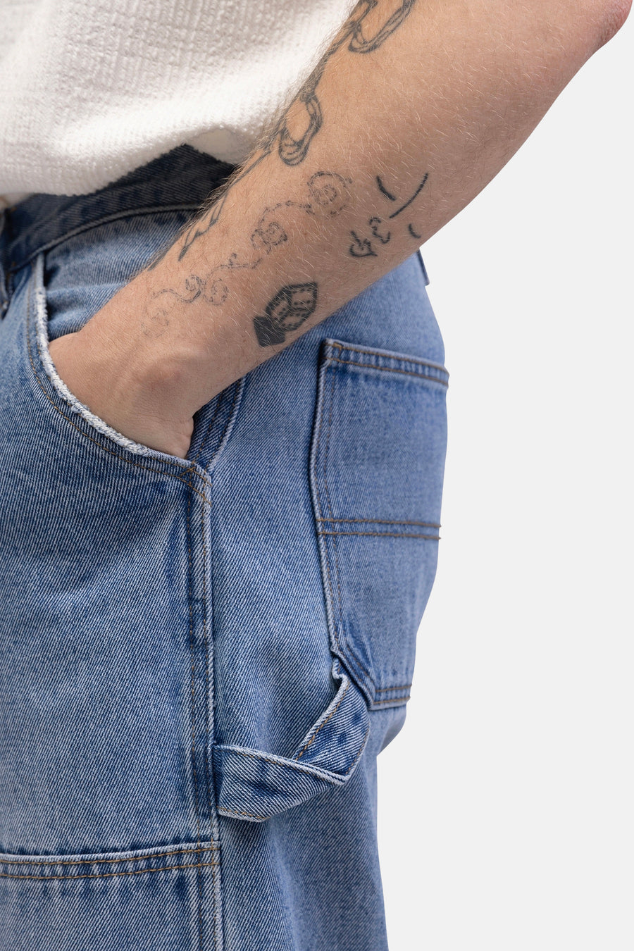 Jeans wide light blue denim - REDEFINED REBEL - REDEFINED REBEL