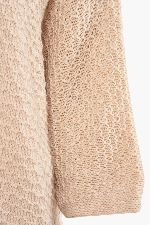 Cardigan Beige - Terra di Siena