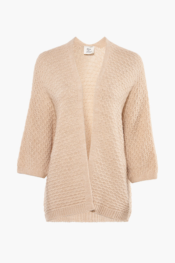 Cardigan Beige - Terra di Siena