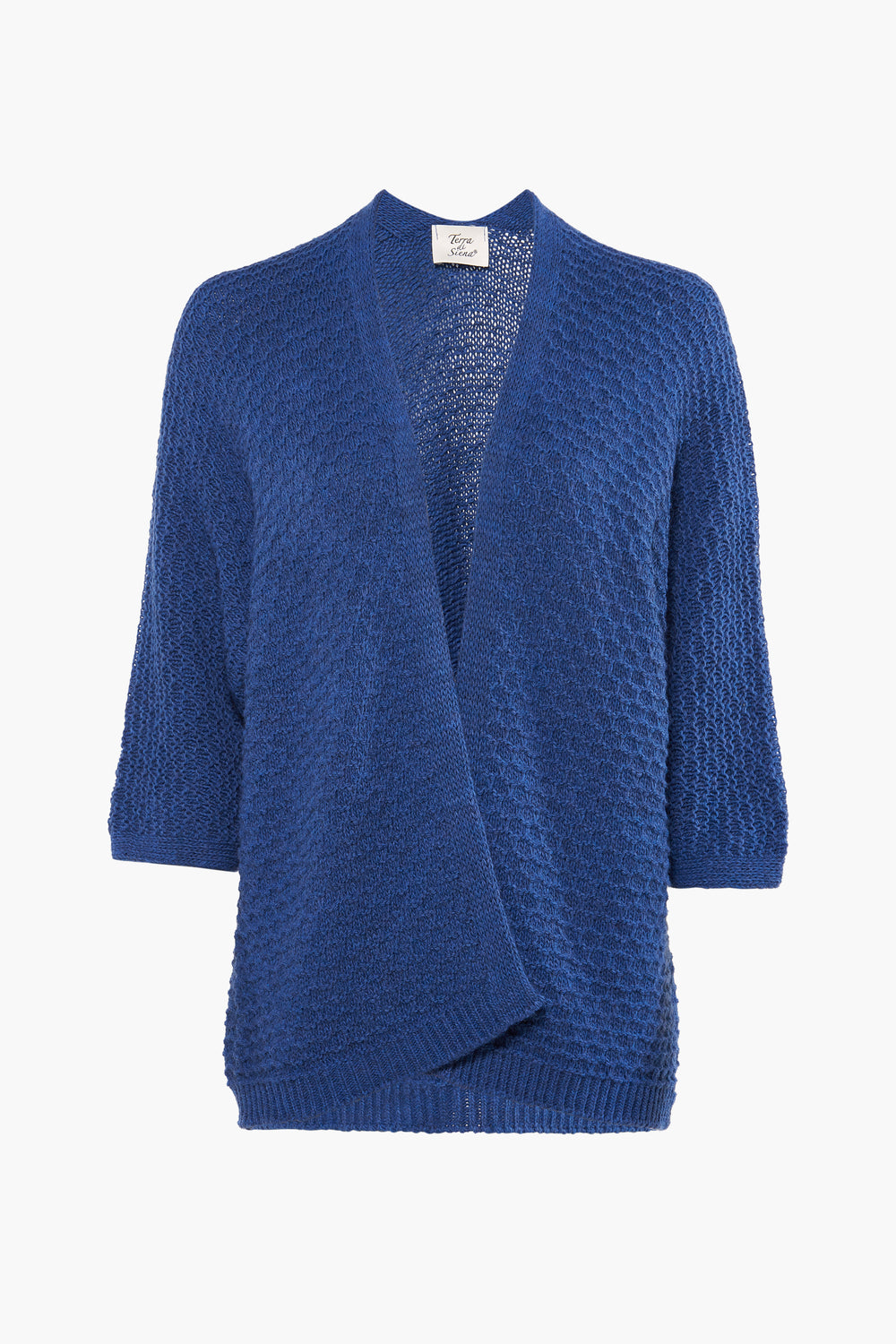 Cardigan Blauw - Terra di Siena