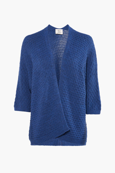 Cardigan Blauw - Terra di Siena