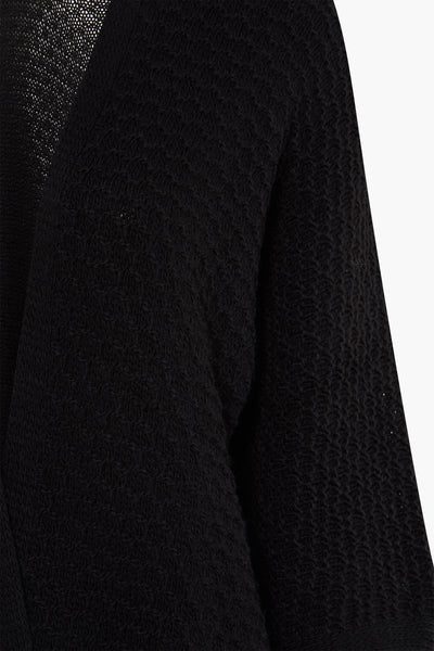 Cardigan Zwart - Terra di Siena