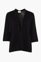 Cardigan Zwart - Terra di Siena