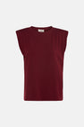 T-shirt met korte mouwen - Bordeaux