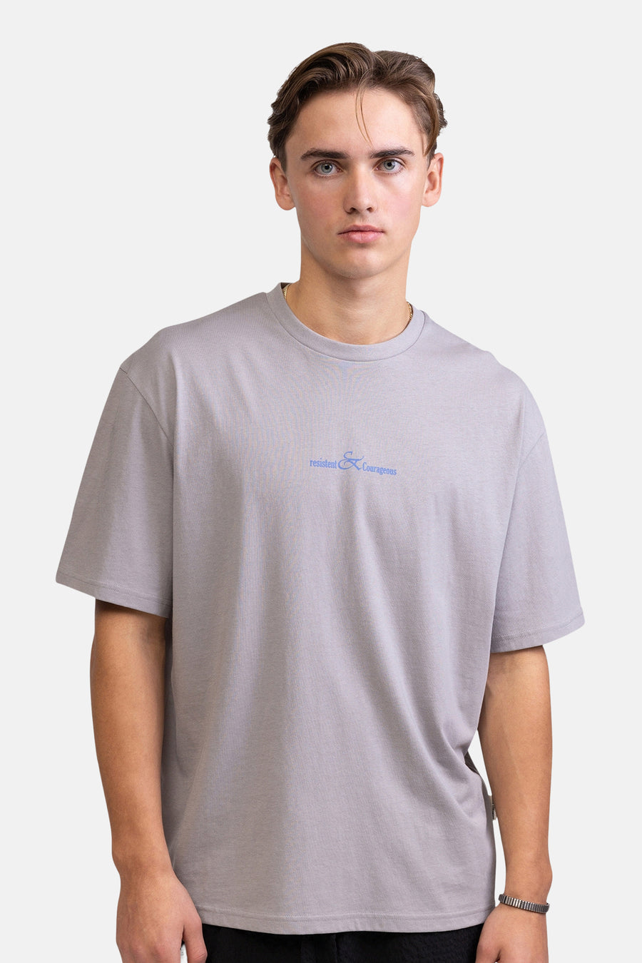 T-shirt met korte mouwen - grijs