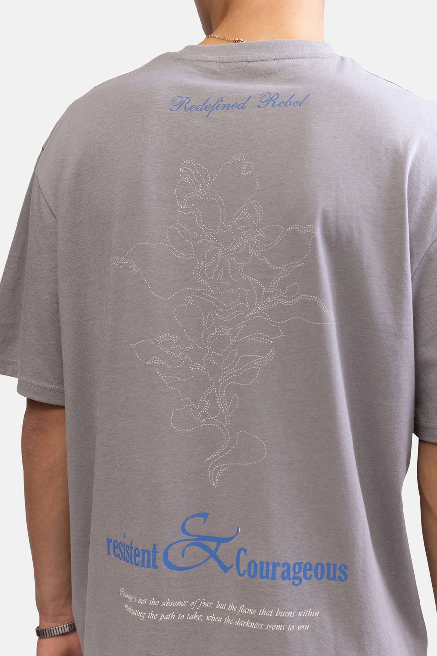 T-shirt met korte mouwen - grijs