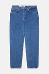Jeans wide Mid blue denim - WOODBIRD