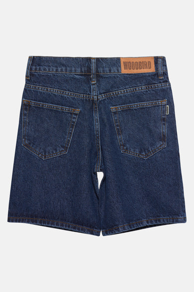 Jeansshort Dark blue denim - WOODBIRD