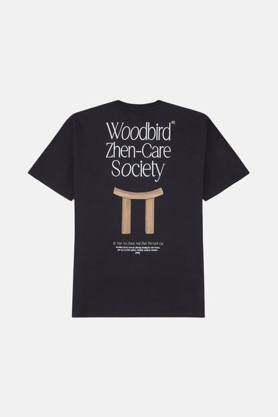 T-shirt (korte mouwen) Zwart - WOODBIRD
