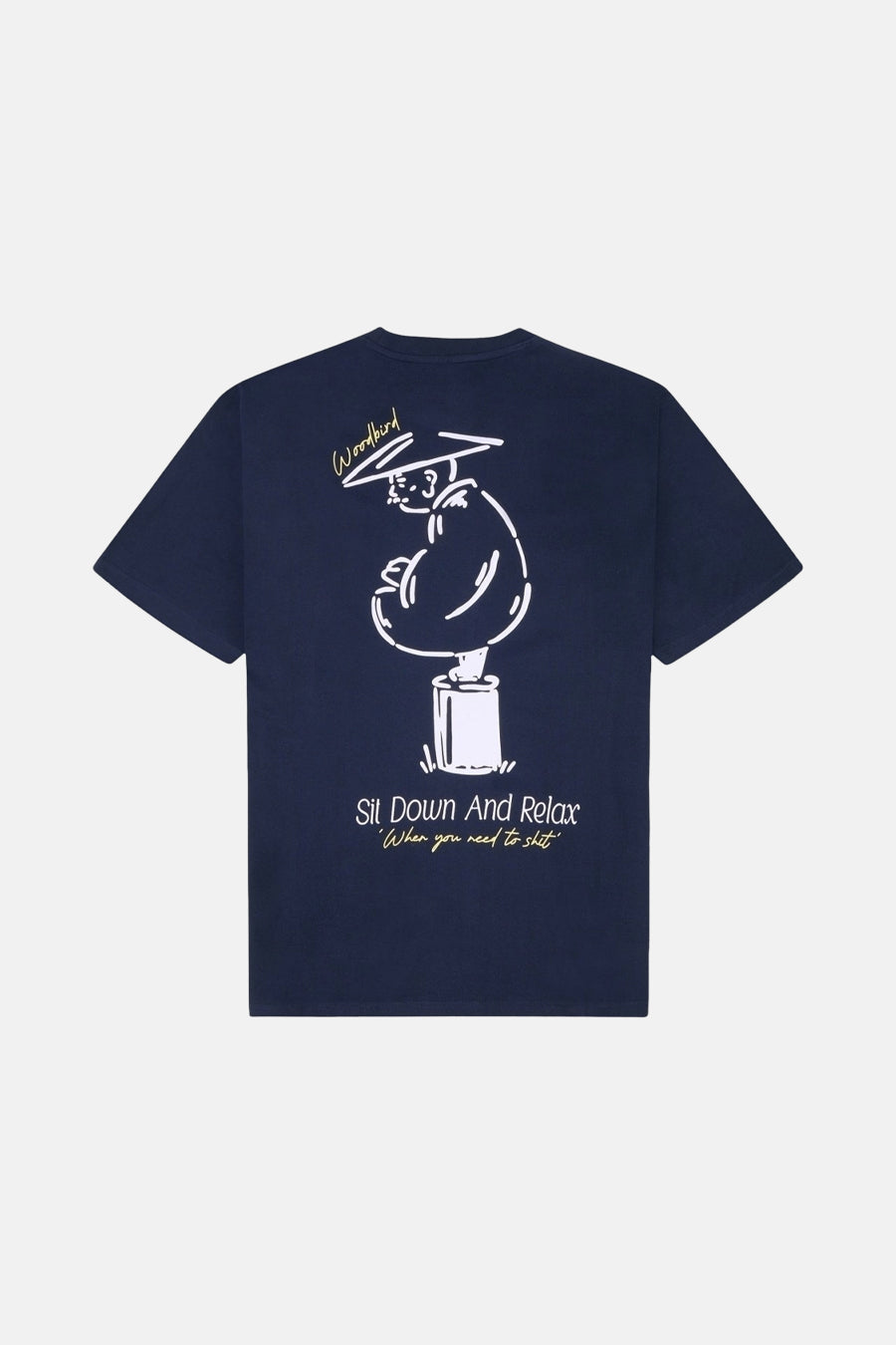 T-shirt (korte mouwen) Blauw - WOODBIRD