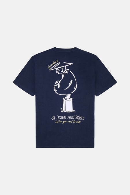 T-shirt à manches courtes - Bleu foncé